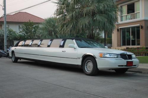 white private limousine